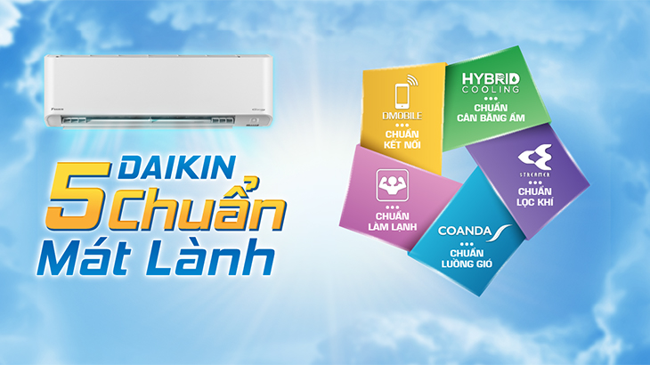 Loại bỏ nấm mốc vi khuẩn đến 99% với công nghệ lọc khí Streamer của Daikin