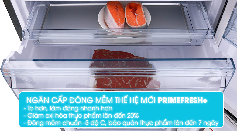 Công nghệ cấp đông mềm Prime Fresh+ trên Panasonic