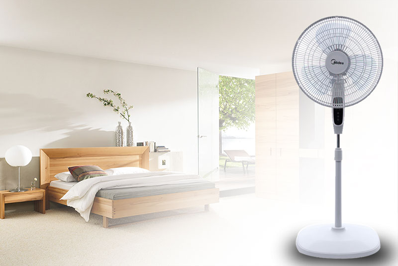 quạt điện Midea hoạt động êm ái, hiệu quả