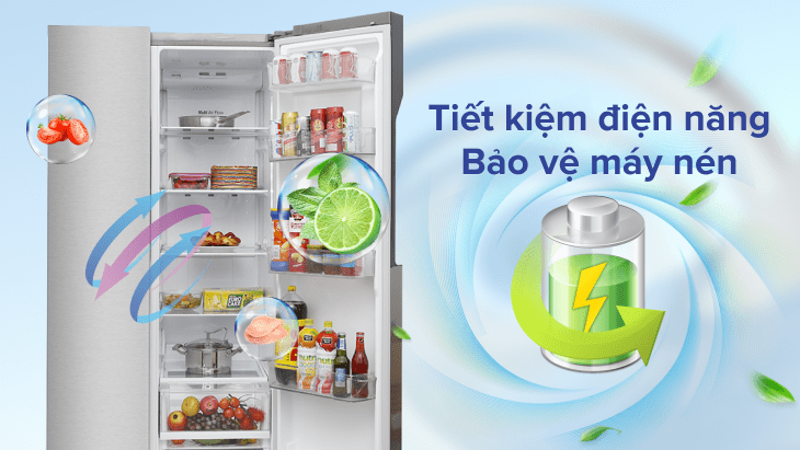 Tiết kiệm điện, bảo vệ máy nén
