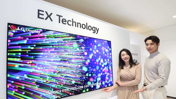 tivi lg oled ex có độ sáng cải thiện hơn 30%