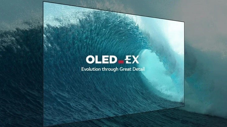hiển thị hình ảnh sắc nét trên màn hình lg oled ex