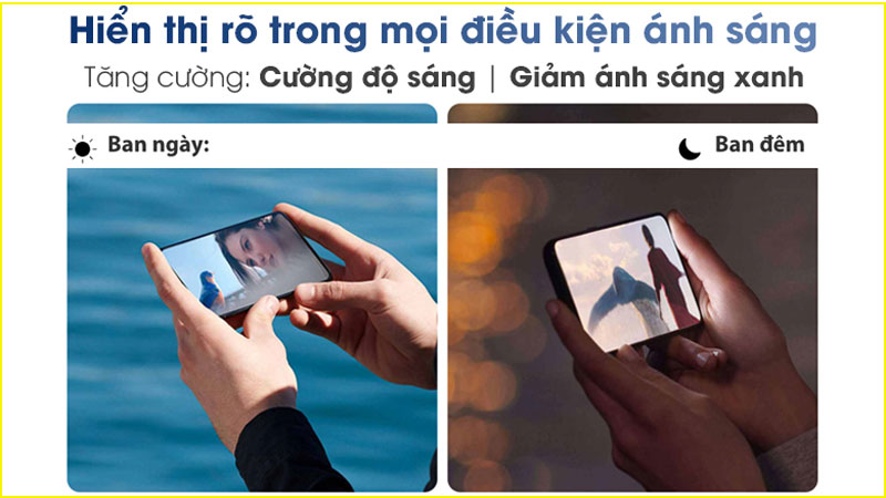 Chế độ làm mờ thông minh của màn hình Sunlight AMOLED