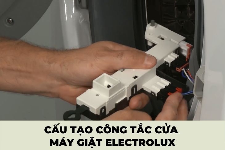 Cấu tạo công tắc cửa máy giặt Electrolux