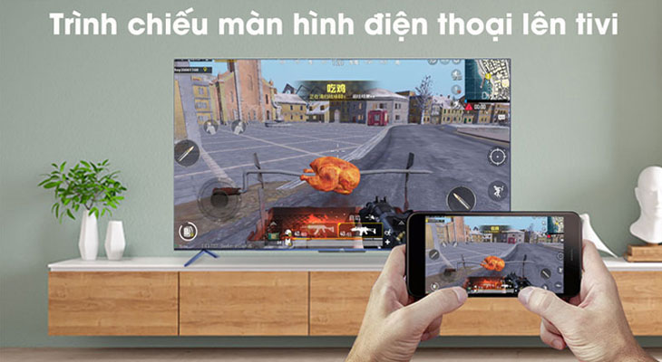 Dễ dàng trình chiếu màn hình điện thoại lên tivi