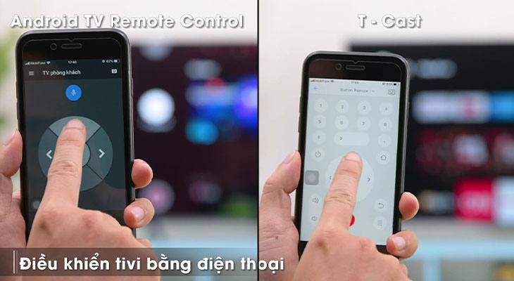 Điều khiển tivi bằng điện thoại