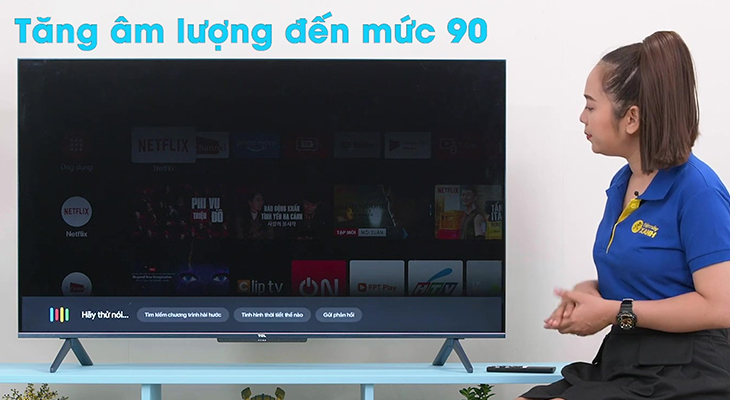 Điều khiển tivi bằng giọng nói không cần remote