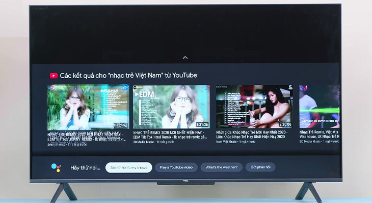 Google Assistant - Tivi QLED TCL 4K Q716