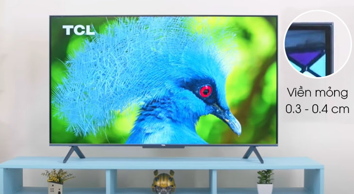 Viền màn hình siêu mỏng - Tivi QLED TCL 4K Q716