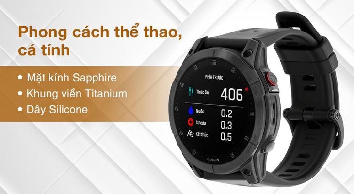 Thiết bị được làm từ chất liệu Sapphire và Titanium cao cấp