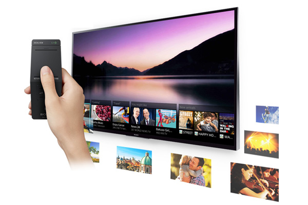 Điều khiển touchpad dễ dàng thao tác chọn kênh yêu thích