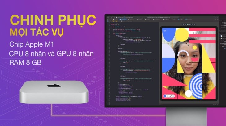Lõi CPU, GPU 8 nhân cho hiệu năng làm việc tốt nhất