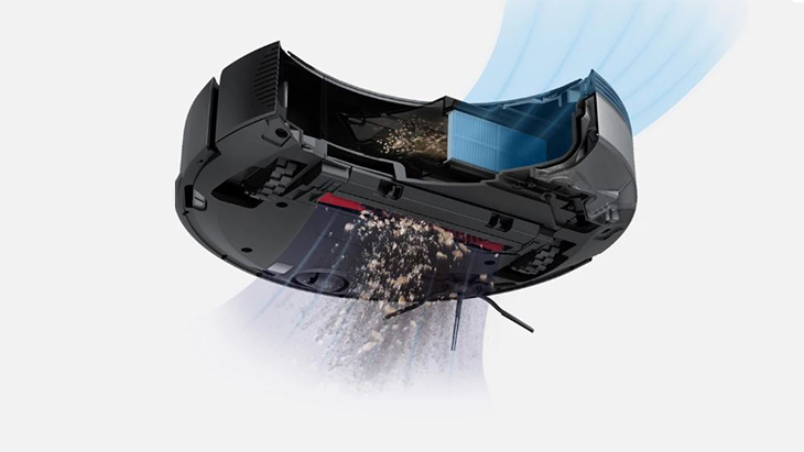 Roborock S5 Max có lực hút rất cao lên đến 2000PA