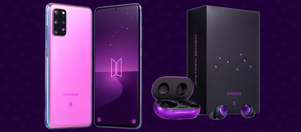 Galaxy S20+ phiên bản đặc biệt BTS còn đi kèm với Galaxy Buds+ BTS