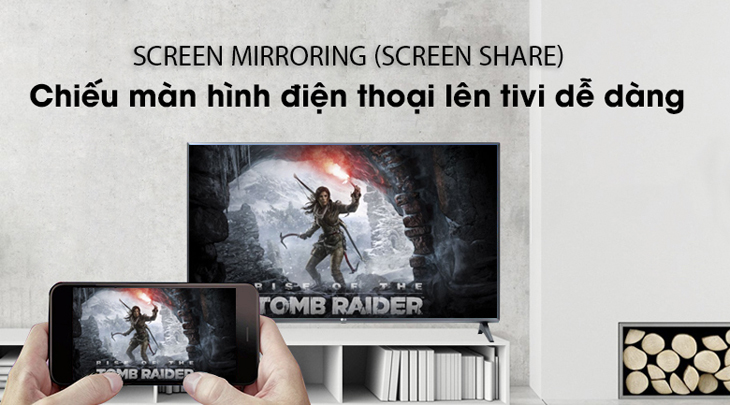 Trình chiếu màn hình điện thoại lên tivi