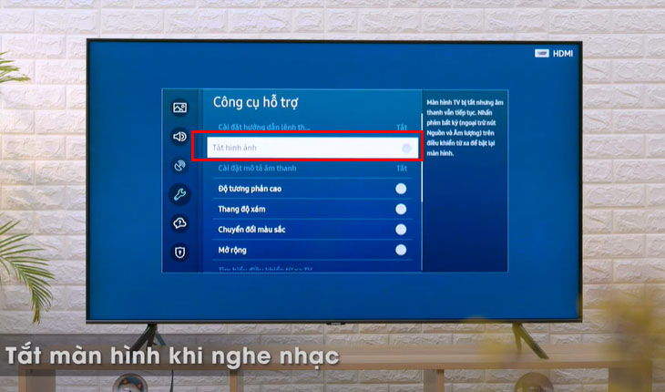 Tắt màn hình khi nghe nhạc