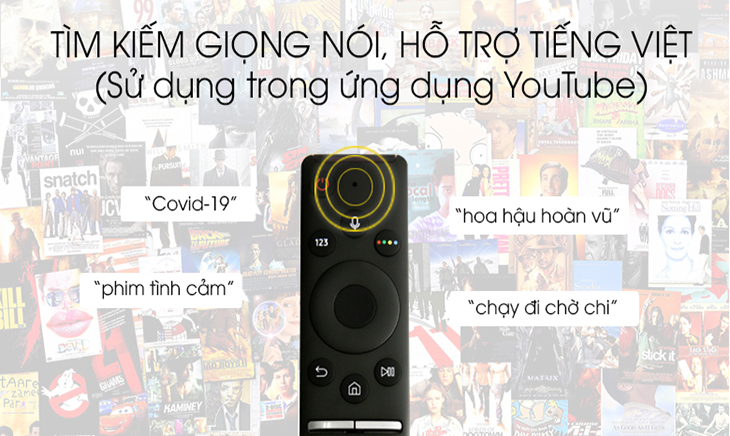 Tìm kiếm giọng nói, có hỗ trợ Tiếng Việt với One Remote tiện lợi, thông minh