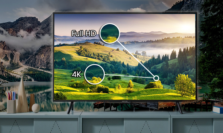Trải nghiệm chân thực, sắc nét với màn hình có độ hiển thị 4K