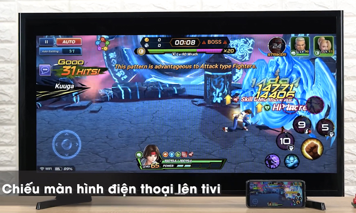 Trình chiếu màn hình điện thoại lên tivi với tính năng Screen Mirroring