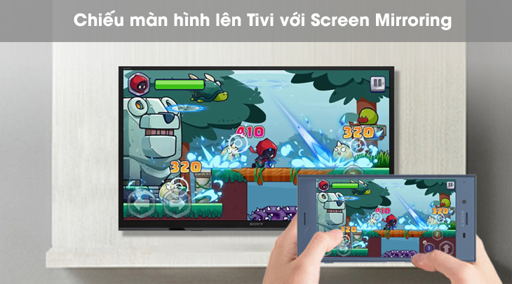 Hỗ trợ chiếu màn hình Android lên tivi