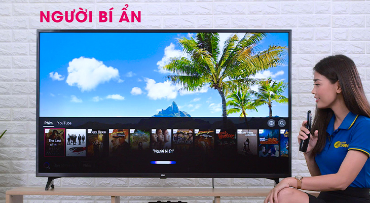 Smart Tivi LG 4K 55 inch 55UM7290PTD - Tìm kiếm bằng giọng nói (có hỗ trợ tiếng Việt)