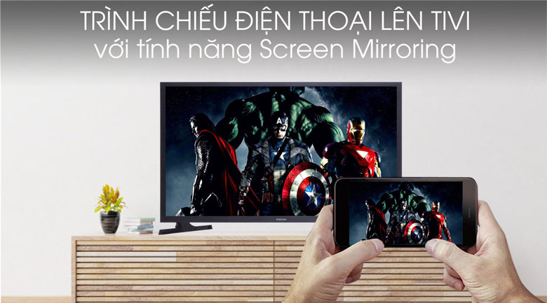 Trình chiếu màn hình lên tivi bằng tính năng Screen Mirroring
