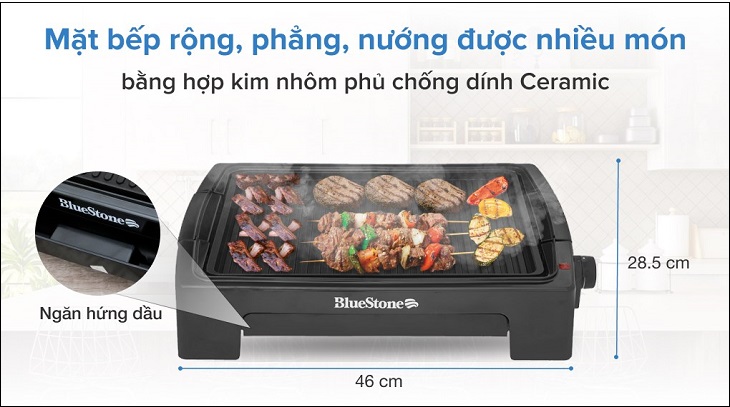 Bếp nướng điện Bluestone EGB-7418 1500W