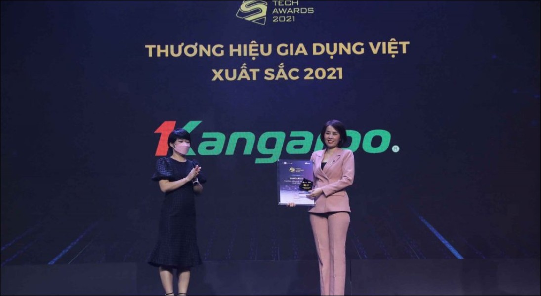 Kangaroo đã đạt được nhiều giải thưởng và chứng nhận uy tín trong nước, góp phần khẳng định vị thế thương hiệu quốc gia