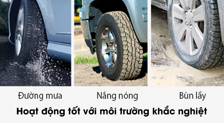 Bộ cảm biến hoạt động tốt dưới mọi điều kiện thời tiết