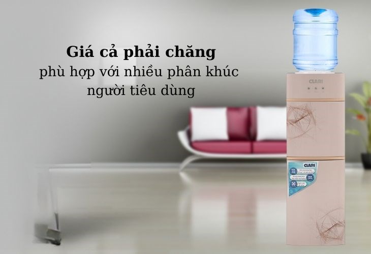 Cây nước nóng lạnh Clari YLR-5L(1010) 520W có giá 2.100.000 VNĐ (cập nhật 07/2023, giá có thể thay đổi theo thời gian), phù hợp với nhiều phân khúc người dùng