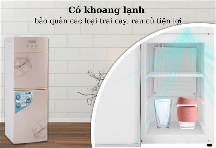 Khoang lạnh giúp thực phẩm được giữ tươi và ngon lâu hơn