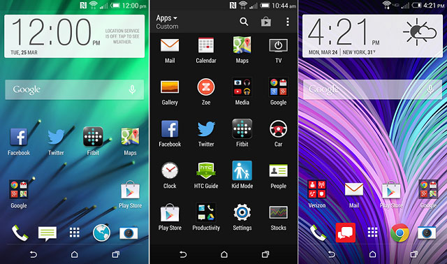 Giao diện Sense 6 trên HTC One M8