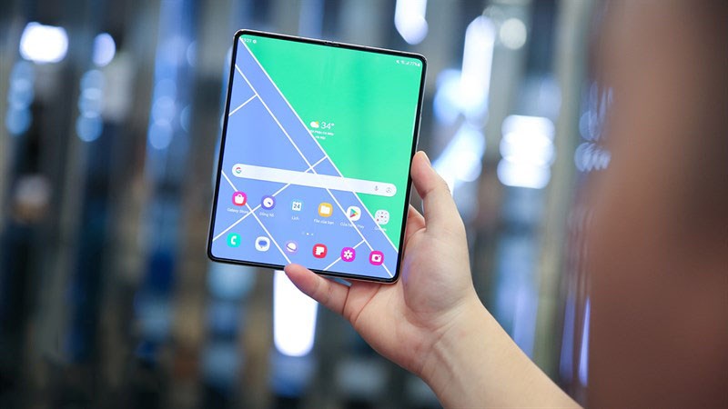 Màn hình trong của Galaxy Z Fold 5 sở hữu kích thước lên đến 7.6 inch