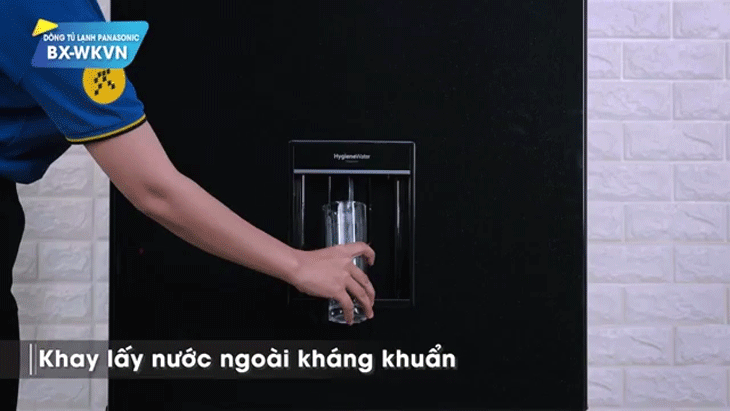 Khay lấy nước ngoài kháng khuẩn - tủ lạnh Panasonic NR-BX0WKVN