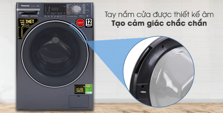 Tay nắm được thiết kế âm