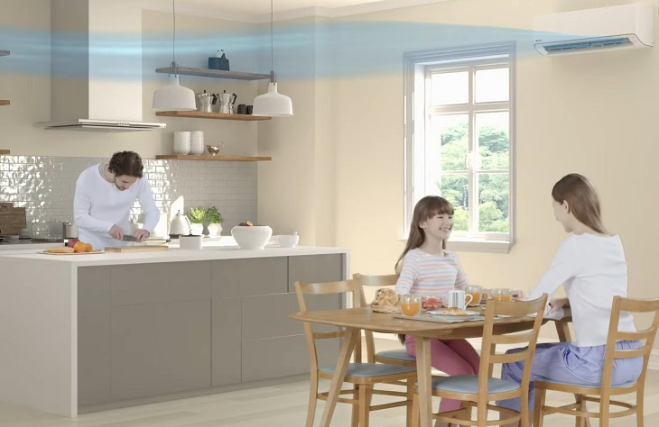 Công nghệ AEROWINGS thổi luồng gió xa 15m