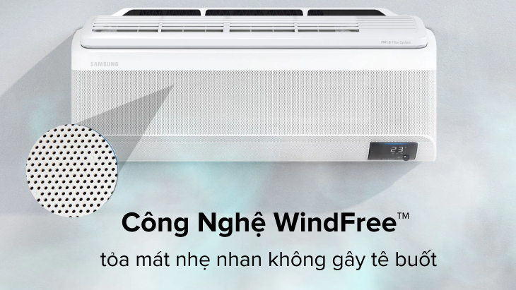 Công Nghệ WindFree™ tỏa mát nhẹ nhan không gây tê buốt