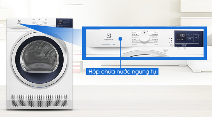 Đánh giá máy sấy Electrolux 8kg EDC804CEWA với công nghệ sấy ngưng tụ hiện đại