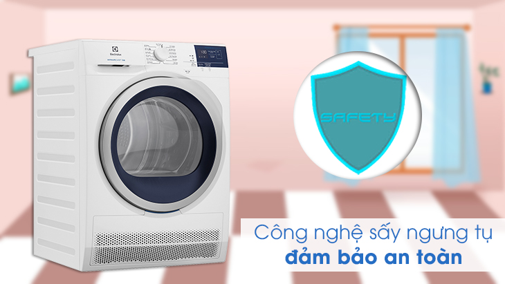 Đánh giá máy sấy Electrolux 8kg EDC804CEWA với công nghệ sấy ngưng tụ hiện đại