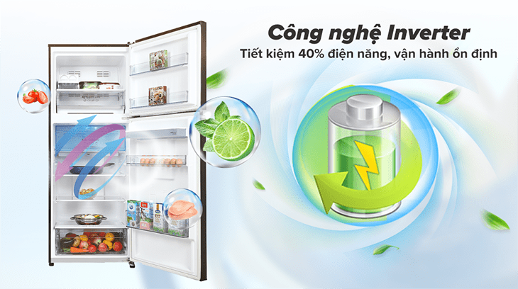 Đánh giá chi tiết tủ lạnh Panasonic Inverter 405 lít NR-TX461GPKV - Công nghệ Inverter