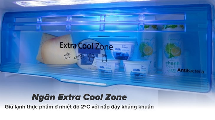 Đánh giá chi tiết tủ lạnh Panasonic Inverter 405 lít NR-TX461GPKV - Ngăn Extra Cool Zone