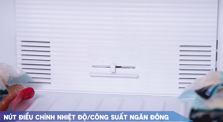 Tủ lạnh Panasonic NR-BL263PKVN - Nút nhiệt độ ngăn đá