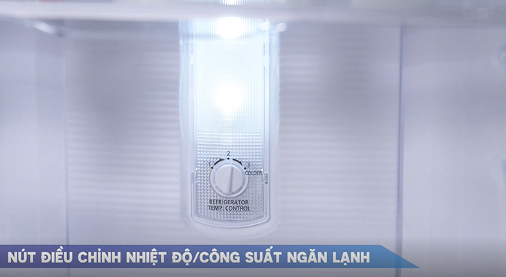 Tủ lạnh Panasonic NR-BL263PKVN - Nút nhiệt độ ngăn lạnh