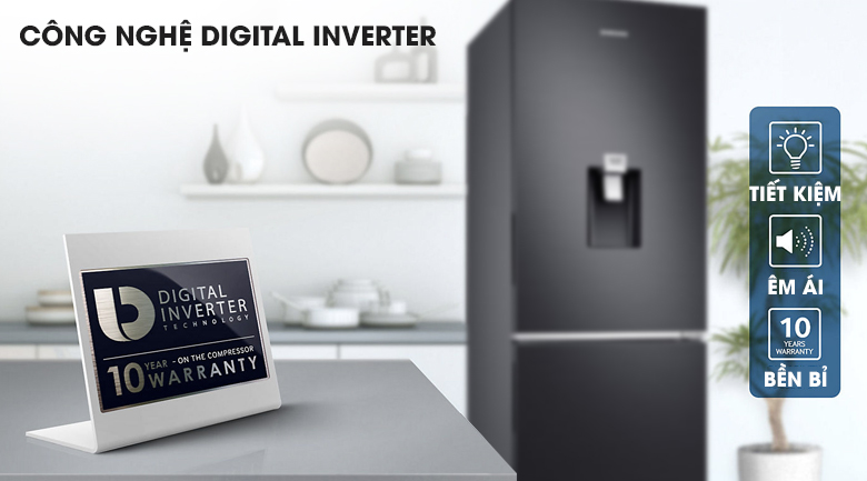 Công nghệ Digtal Inverter - Tủ lạnh Samsung Inverter 307 lít RB30N4180B1/SV