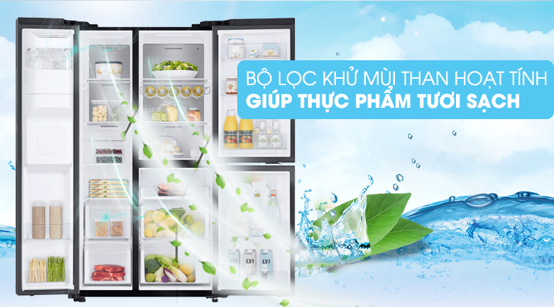 Khử mùi và lọc không khí bằng than hoạt tính