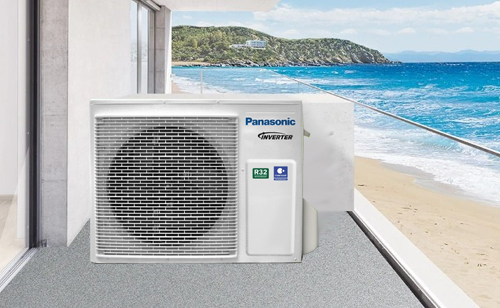 máy lạnh Panasonic dòng XZ-XKH Inverter cao cấp có dàn nóng chịu nhiệt, chống ăn mòn tốt