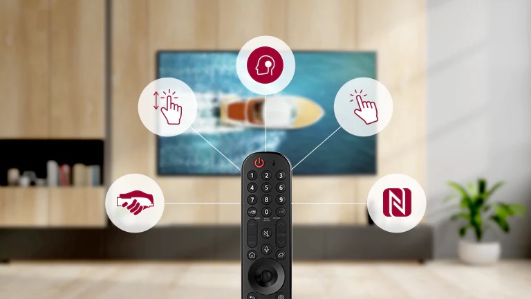 Magic Remote tích hợp micro tìm kiếm giọng nói