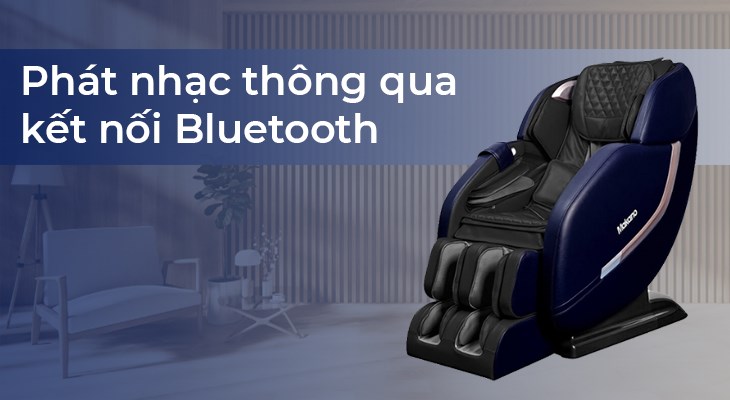 Người dùng sẽ được thư giãn tối đa với các bài nhạc yêu thích nhờ tính năng kết nối Bluetooth thông minh