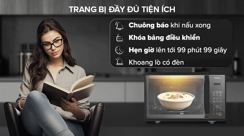 Lò vi sóng Toshiba MM-EM25PE(BM) 25 lít