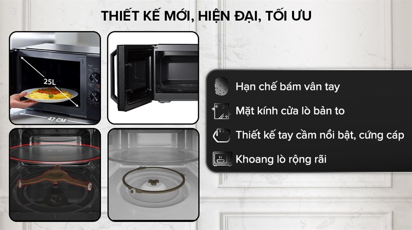 Lò vi sóng Toshiba MW3-MM25PE(BK) 25 lít